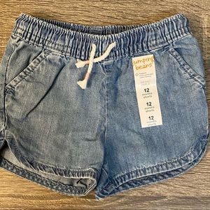 Toddler Girl Shorts 12 Months Light Wash